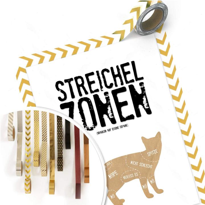 Actual product image Trenddeko Petting zones - cat (30 x 40 cm)