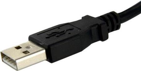 Produktbild StarTech 60cm USB A Blendenmontage Kabel Bu/St - USB Verlängerungskabel - Einbaubuchsen Kabel Verlängerung (0.60 m, USB 2.0)