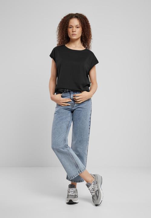 Produktbild Urban Classics Ladies Organic Open Edge Tee - 126809 (5XL)