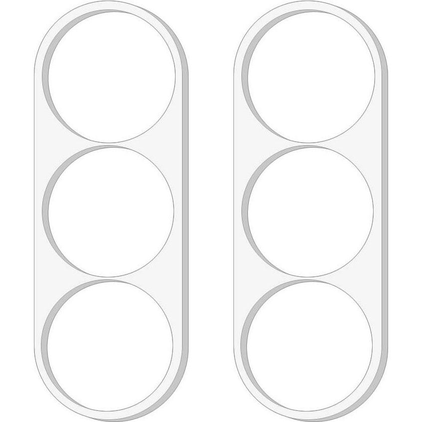 Cover-Discount Panzerglas Kamera Schutzfolie (2 Pezzo/i, Samsung Galaxy Z Fold7), Pellicola protettiva smartphone, Trasparente