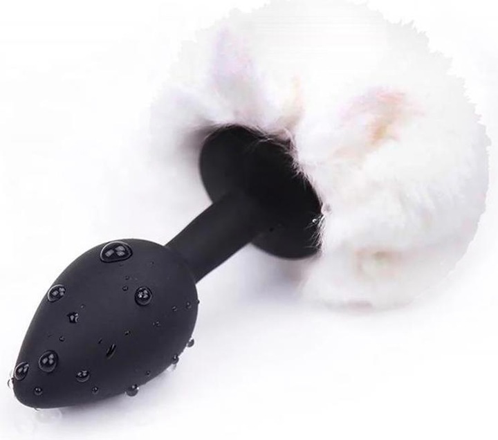 AfterDark Fantasies Supersmooth Butt Plug avec pompon "Bunny-Tail" Small