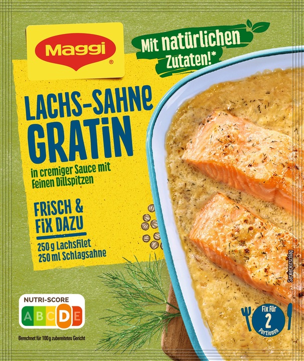 Produktbild Maggi Lachs-Sahne Gratin (26 g)