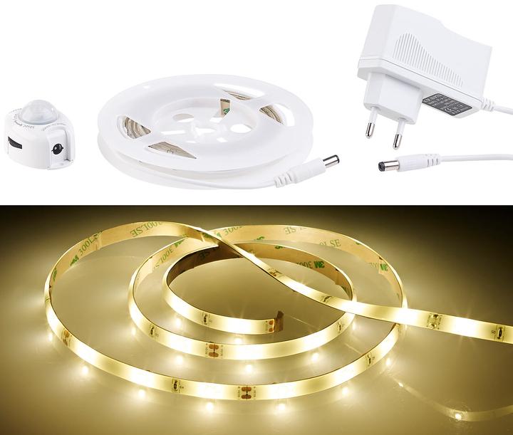 Actual product image Lunartec LED bed light for single bed with motion sensor (Warm white, 120 cm, Indoor)