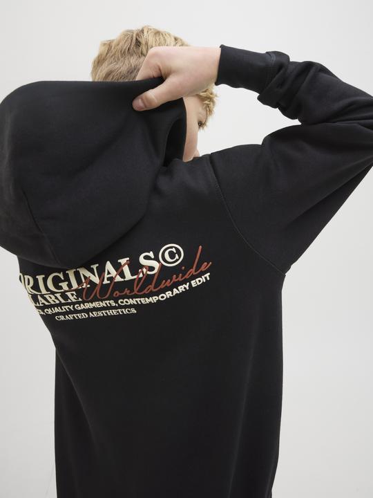 Actual product image Jack & Jones Jorislington Back Sweat Hood Sn Jnr (128)