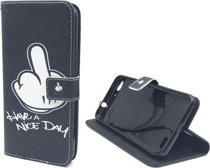 Produktbild König Design Schutz Handy Hülle für Vodafone Smart Ultra 6 Case Cover Tasche Wallet Etui Neu (Vodafone Smart Ultra 6)