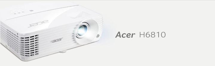 Actual product image Acer H6810 (4K, 3500 lm, 1.47 - 1.76:1)