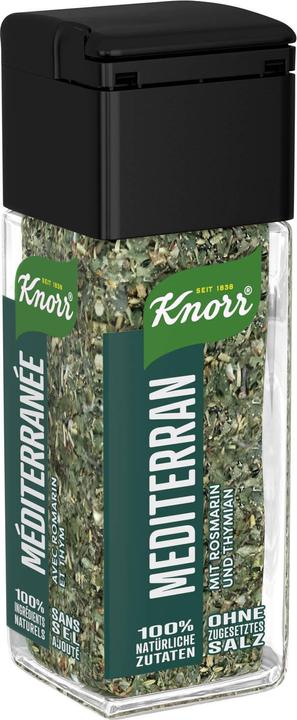 Produktbild Knorr 100% Natürlich Würzmischung Mediterran, Gewürz Streuer mit Rosmarin, Würzen ohne Salz und Zucker (30 g)