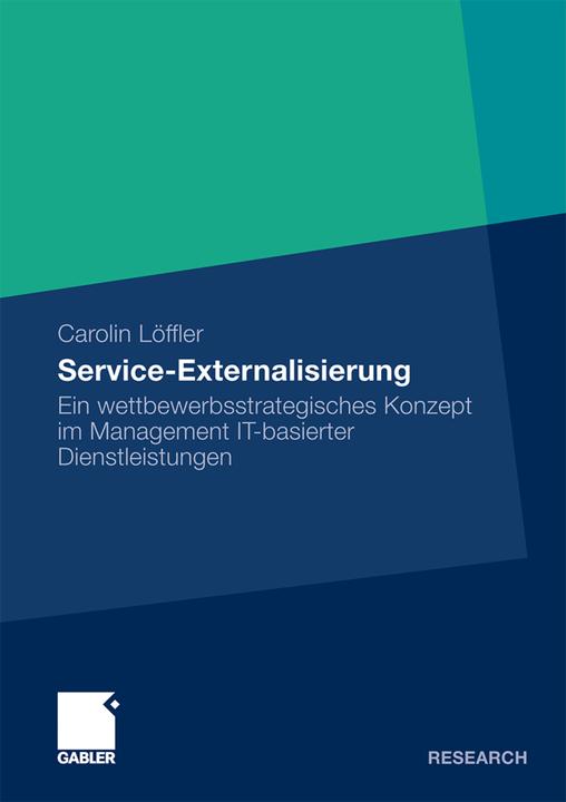 Produktbild Service Externalisierung (Deutsch, Carolin Löffler, 2011)