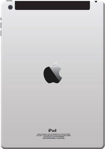 Actual product image Apple iPad Air (4G, 9.70", 16 GB, White, Silver)
