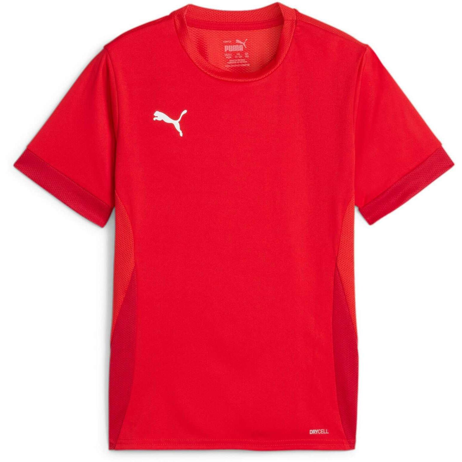 Puma, Jungen, Sportshirt, teamGOAL Matchday Jersey jr (L), Rot, L