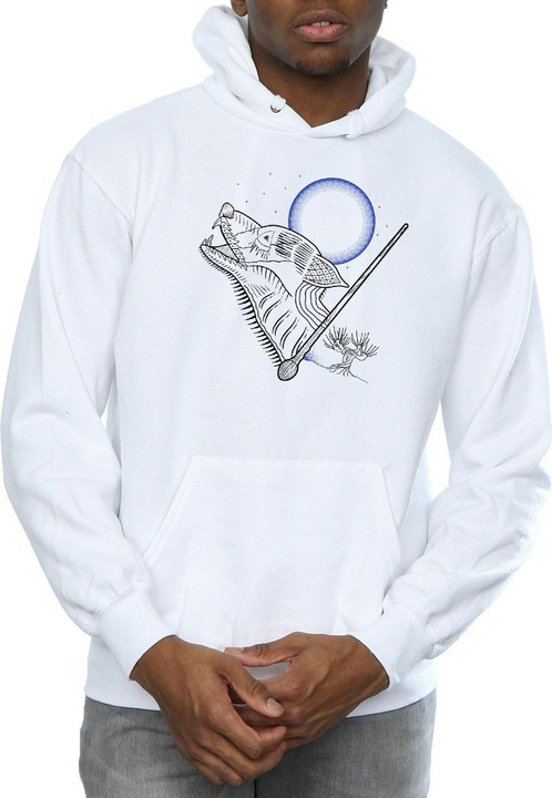 Image du produit - Sweat à capuche WEREWOLF LINE ART - Homme (M)