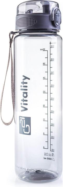 G21 Butelka z ustnikiem szara 1000 ml (1 l)