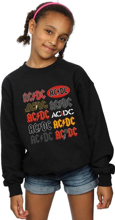 Produktbild AC/DC Multi Logos Sweatshirt Mädchen (116)