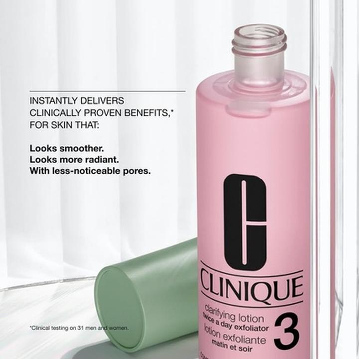 Produktbild Clinique 3-Step Skin Care - Clarifying Lotion 3 Jumbo (Reinigungspeeling, 487 ml)