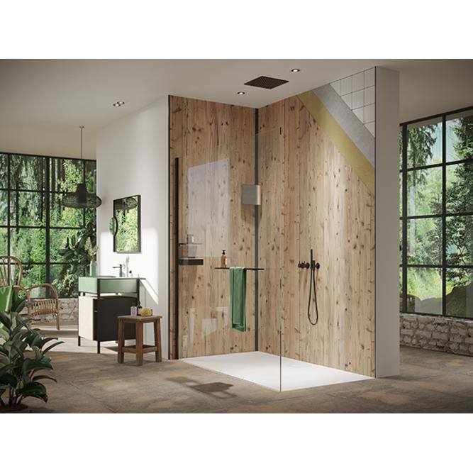 Hüppe, Duschkabine + Duschwand, EasyStyle Wandverkleidung 150x255cm (266 cm, 161 cm, 4 cm)