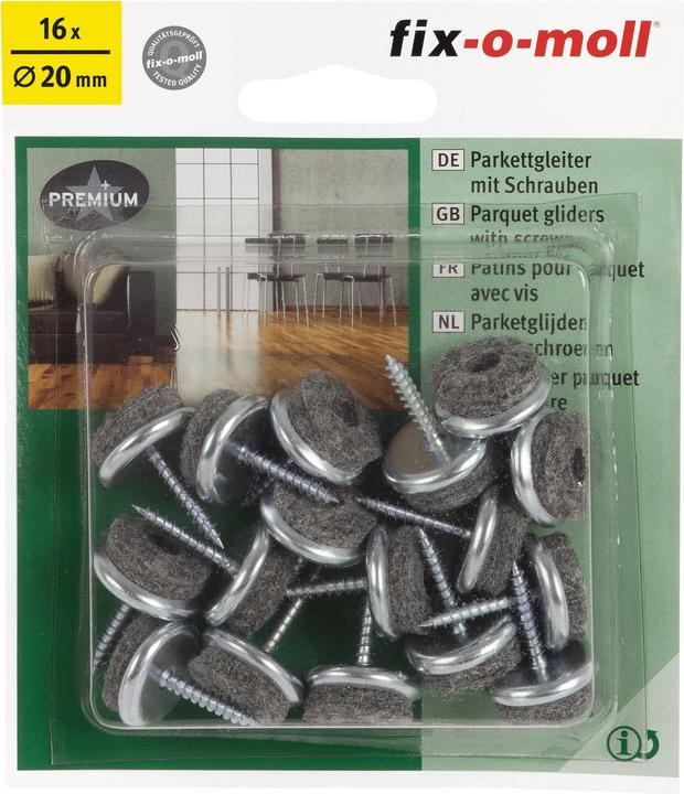 Produktbild Fix-o-moll Parkettgleiter (Parkettgleiter, 16 Stk.)