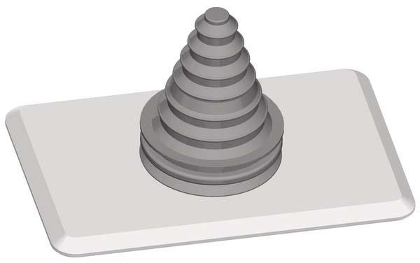 Actual product image Striebel & John GmbH & Co. KG Flange with cable grommet TZ112