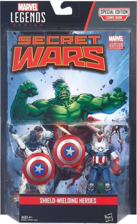 Image du produit Hasbro Marvel Legends Series Figurines Comics Double Pack 2016 Shield-Wielding Heroes