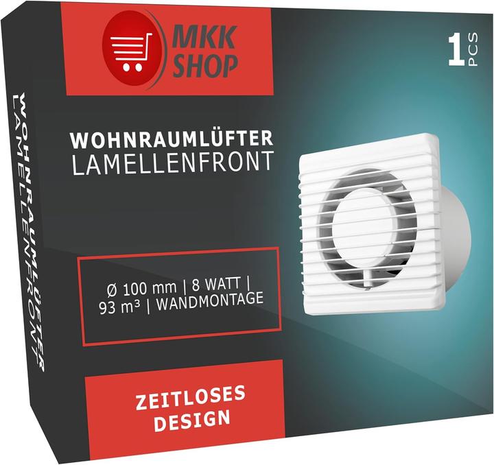 Actual product image Airroxy Wall Fan 100 mm 8 W Planet Energy