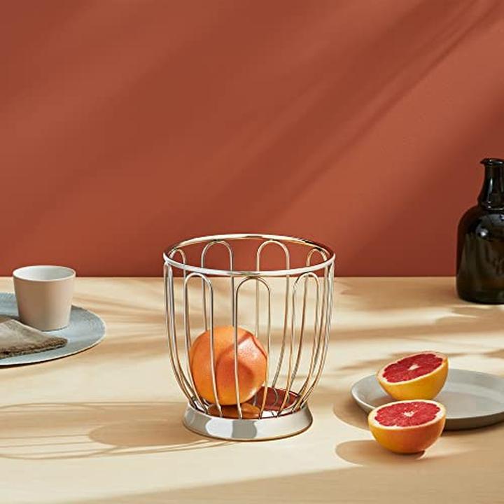 Actual product image Alessi Fruit basket silver (Ø 19 cm)