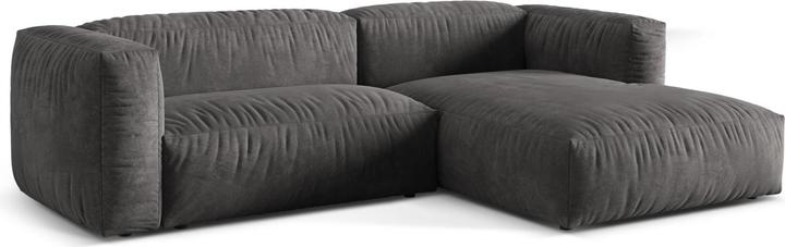 Image du produit Micadoni Canapé D'Angle Droit Modulaire, "Martina", 2 Places, 283x176x75 Fabriqué en Europe (Canapé modulaire, Canapé d'angle)