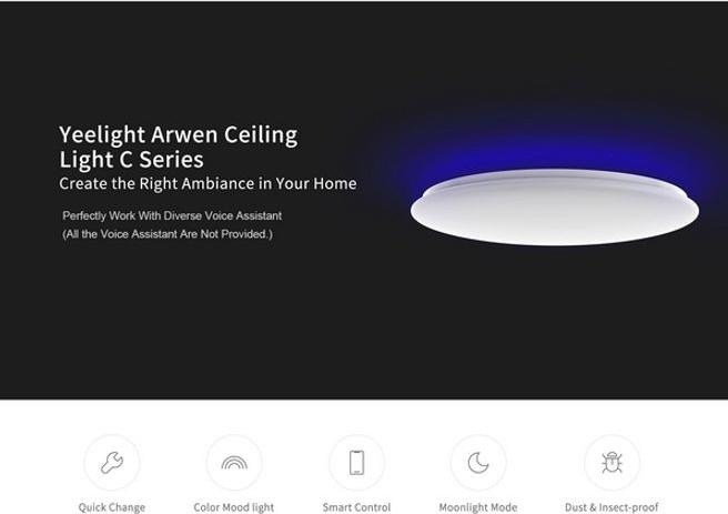 Actual product image Yeelight Arwen C Series (4000 lm)