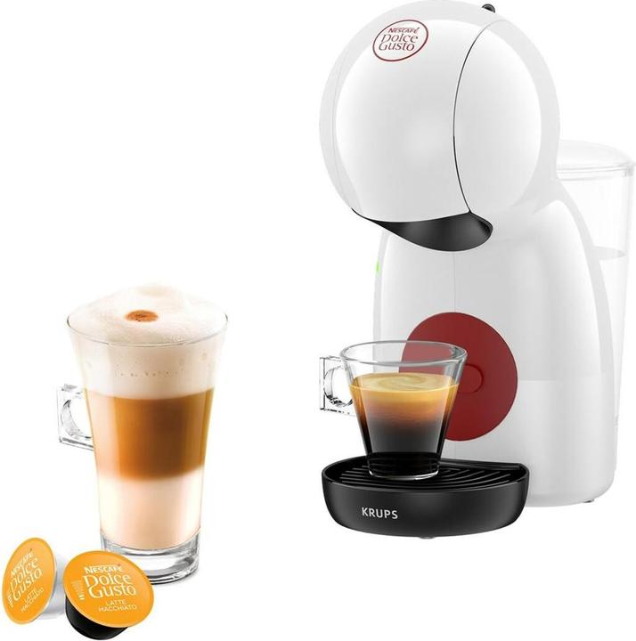 Productafbeelding Krups Nescaf Dolce Gusto Piccolo XS rood koffiezetapparaat Ultra Compact koffiepad koffiemachine multidran (NESCAFÉ Dolce Gusto)
