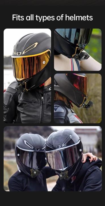 Image du produit Ueli Express Support de casque magnétique avec fermeture rapide (Hero 9 Noir, Hero 10 Noir, Hero 11 Noir, Hero 12 Noir, Hero 13 Noir)
