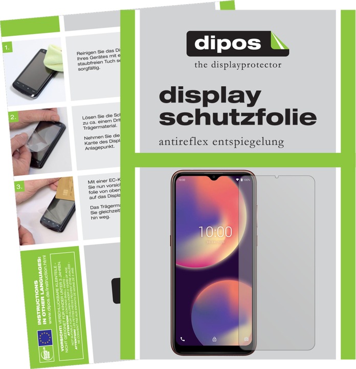 Immagine prodotto Dipos Pellicola Protettiva Antiriflesso (1 Pezzo/i, Wiko Vista 4)