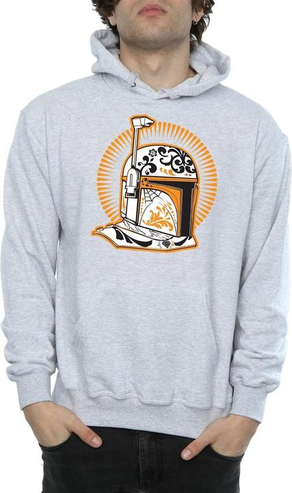 Image du produit Star Wars - Sweat à capuche BOBA FETT DIA DE LOS MUERTOS - Homme (XXL)