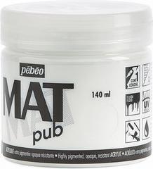 Produktbild Pebeo Acrylic Mat Pub (Permanentweiss, 140 ml)