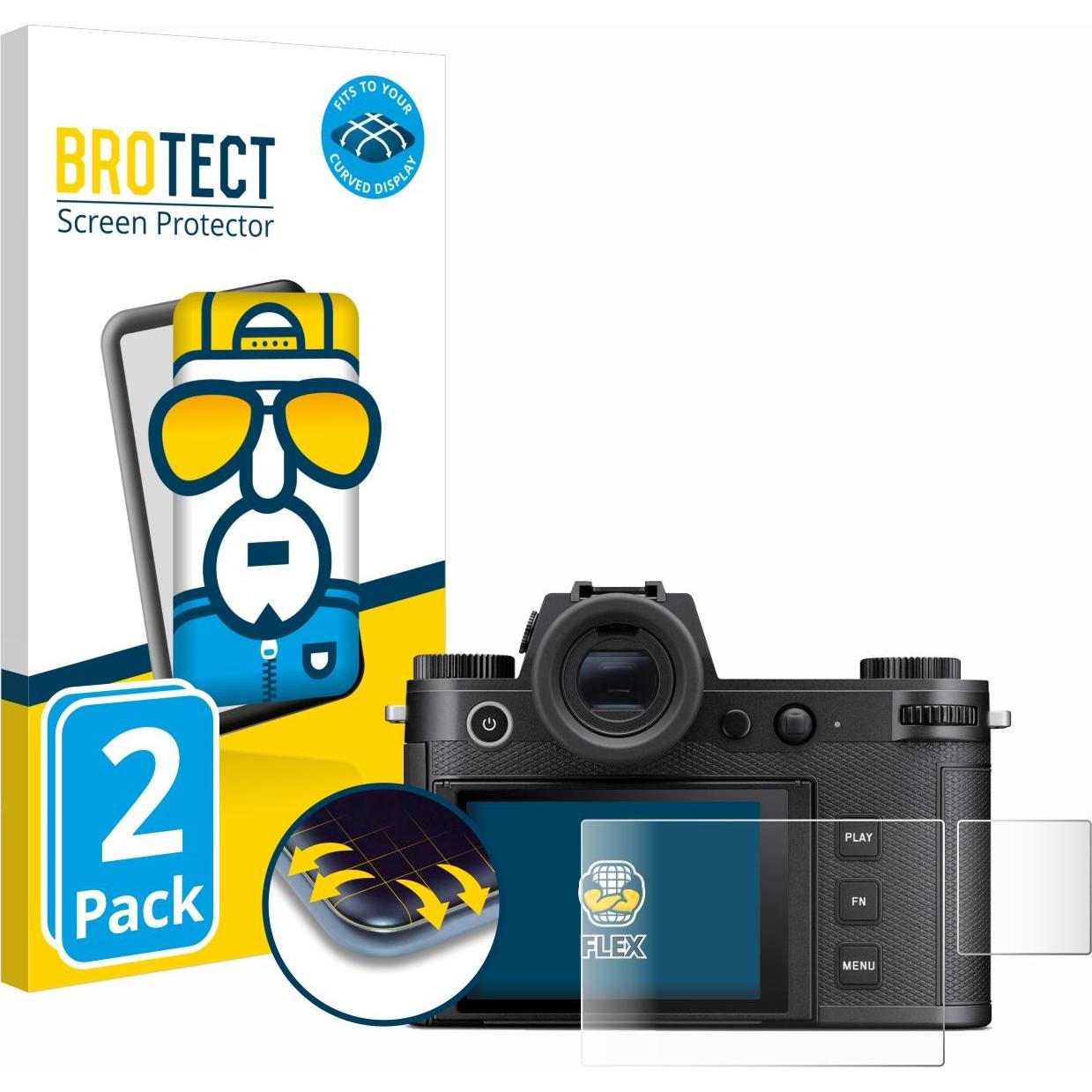 BROTECT Fullscreen Schutzfolie Displayschutz Folie Klar Transparent (Displayschutz), Kameraschutz, Transparent