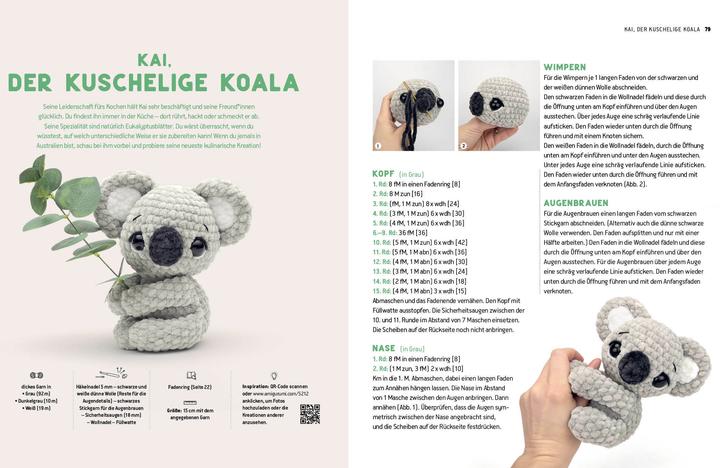 Image du produit Flauschige Amigurumi-Häkelschule