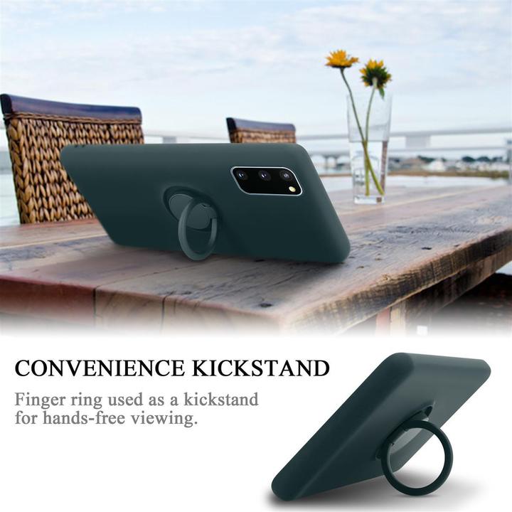 Actual product image Cadorabo TPU Liquid Ring Silicone Case Cover (Samsung Galaxy S20 FE)