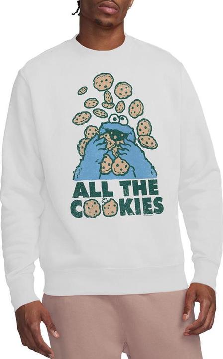 Image du produit - Sweat motif Macaron le glouton ALL THE COOKIES - Adulte (L)