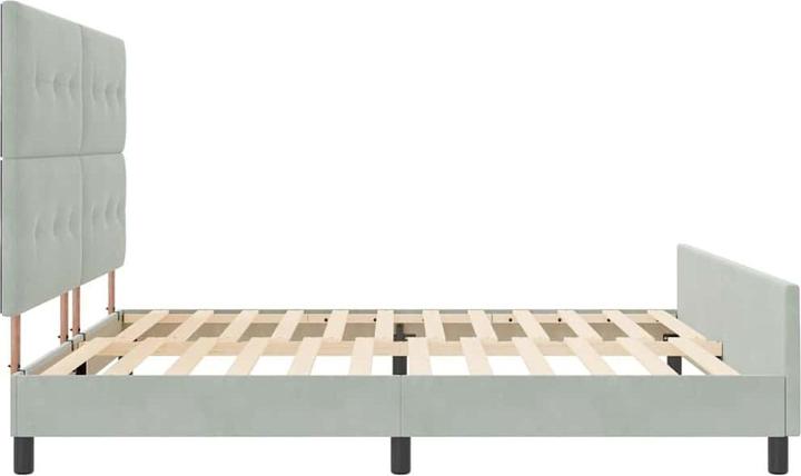 Actual product image vidaXL Modernes Bett (200 x 200 cm)