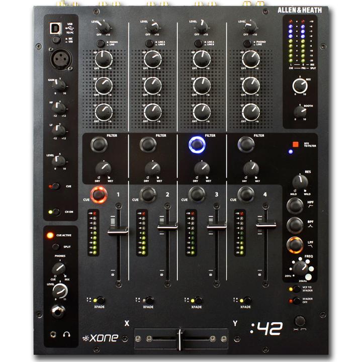 711 allen & heath XONE : 42 DJミキサー ALLEN&HEATH/DJミキサー/XONE:42 -DJ機材アナログレコード専門店