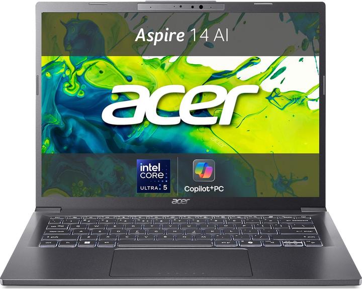 Produktbild Acer Aspire 14 AI (14", 16 GB, Eng. Int.)