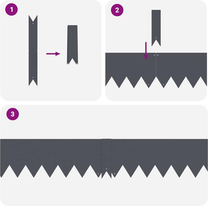 Produktbild vidaXL Gartenumrandung (100 cm)