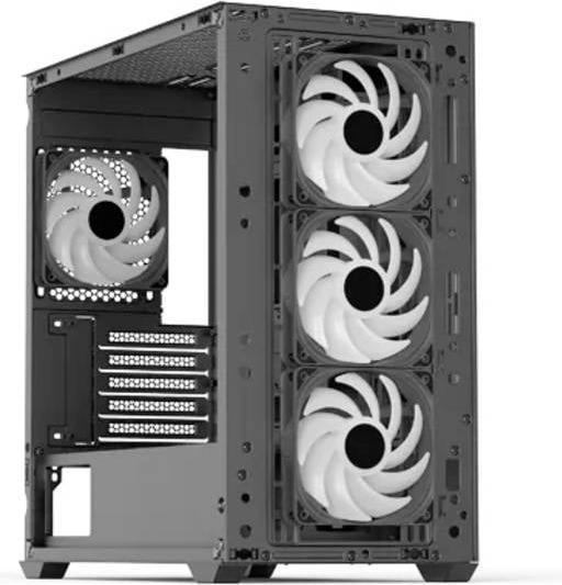 Actual product image AeroCool Geh Mini D302A-G-BK-V1 (B/Mesh/Micro-ATX) (mATX, Mini-ITX)