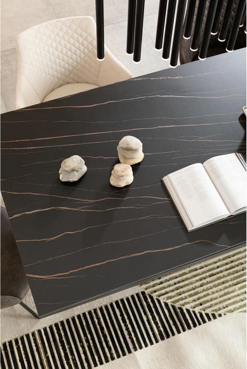 Image du produit Kare Design Table Gloria Ceramic noir 200x100cm (200 x 100 x 75 cm)