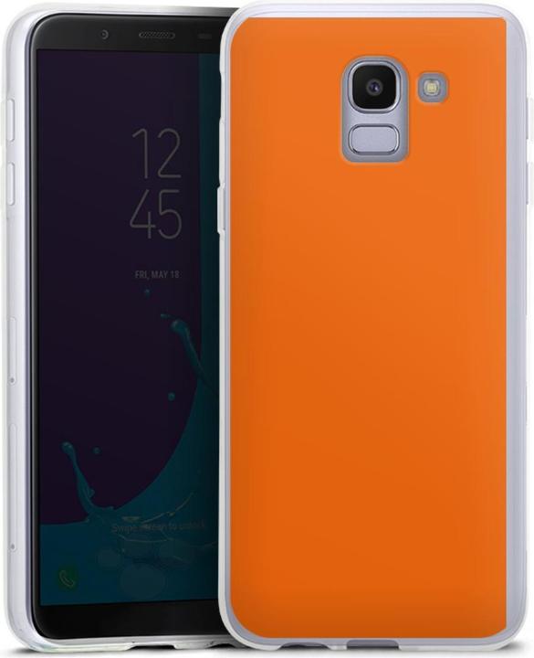 Produktbild DeinDesign Silikon Hülle für Samsung Galaxy J6 (2018) Handyhülle Case Smartphone Schutzhülle Farbe einfarbig (Samsung Galaxy J6 (2018))