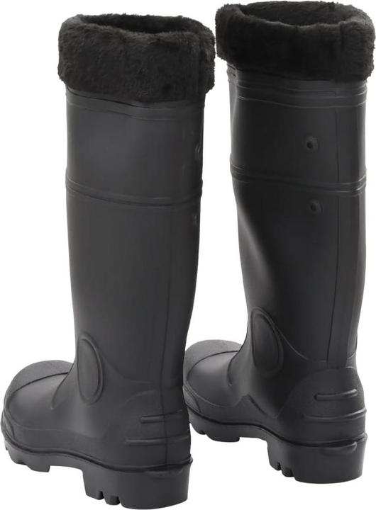 Actual product image vidaXL Rubber boots with removable inner lining size PVC (40)
