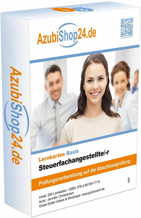 Produktbild AzubiShop24.de Basis-Lernkarten Steuerfachangestellte/-r (Deutsch, Jennifer Christiansen, 2019)