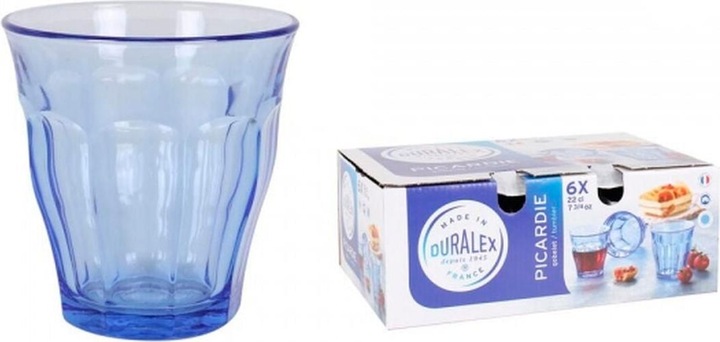 Image du produit Duralex Service de verres Marine Picardie (22 cl) (0.22 l, 6 x)