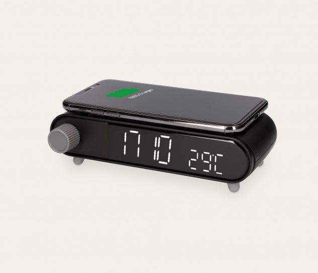 Image du produit KSIX Alarm Clock Retro Wireless Charger