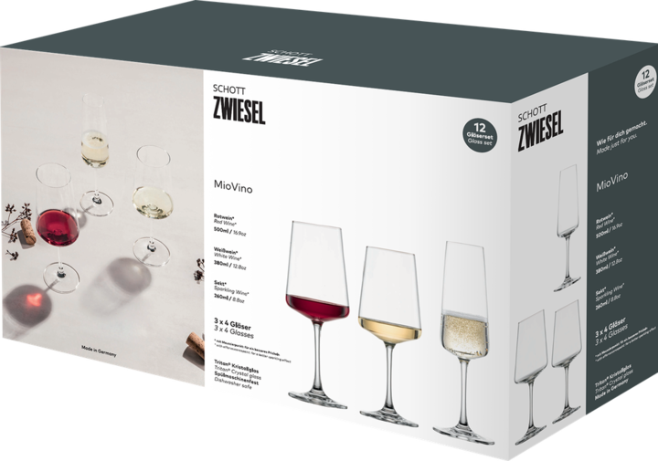 Actual product image Schott Zwiesel Mio Vino glass set (38 cl, 12 Glasses, Wine glasses set)