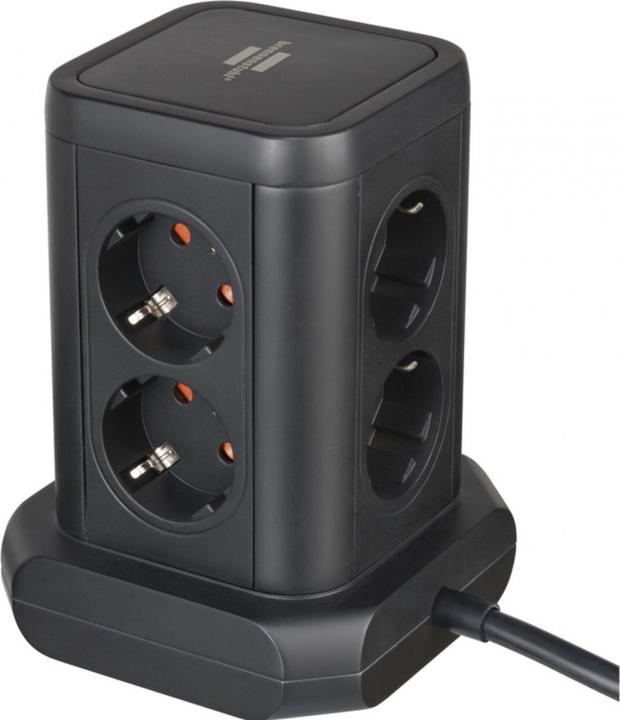 Produktbild Brennenstuhl Steckdosenturm (8 x, CEE 7/3, USB-A, 2 m)