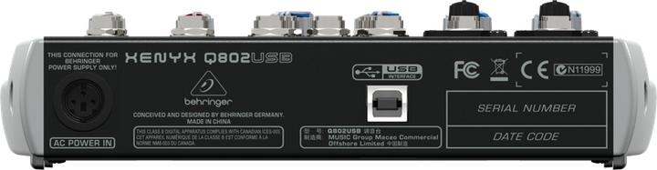 Produktbild Behringer Xenyx 802usb (Studio- und Livemixer)