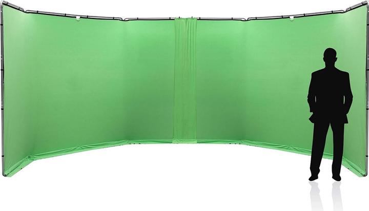 Image du produit Manfrotto Kit de connexion Panoramic Background2.3 (Vert Chromakey) #7945 (230 cm)